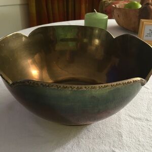 Vintage brass bowl - made in India